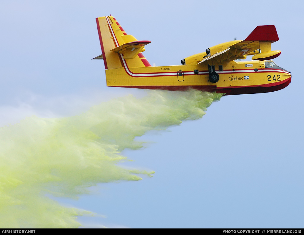 Aircraft Photo of C-GQBD | Canadair CL-415 (CL-215-6B11) | Gouvernement du Québec | AirHistory.net #224769