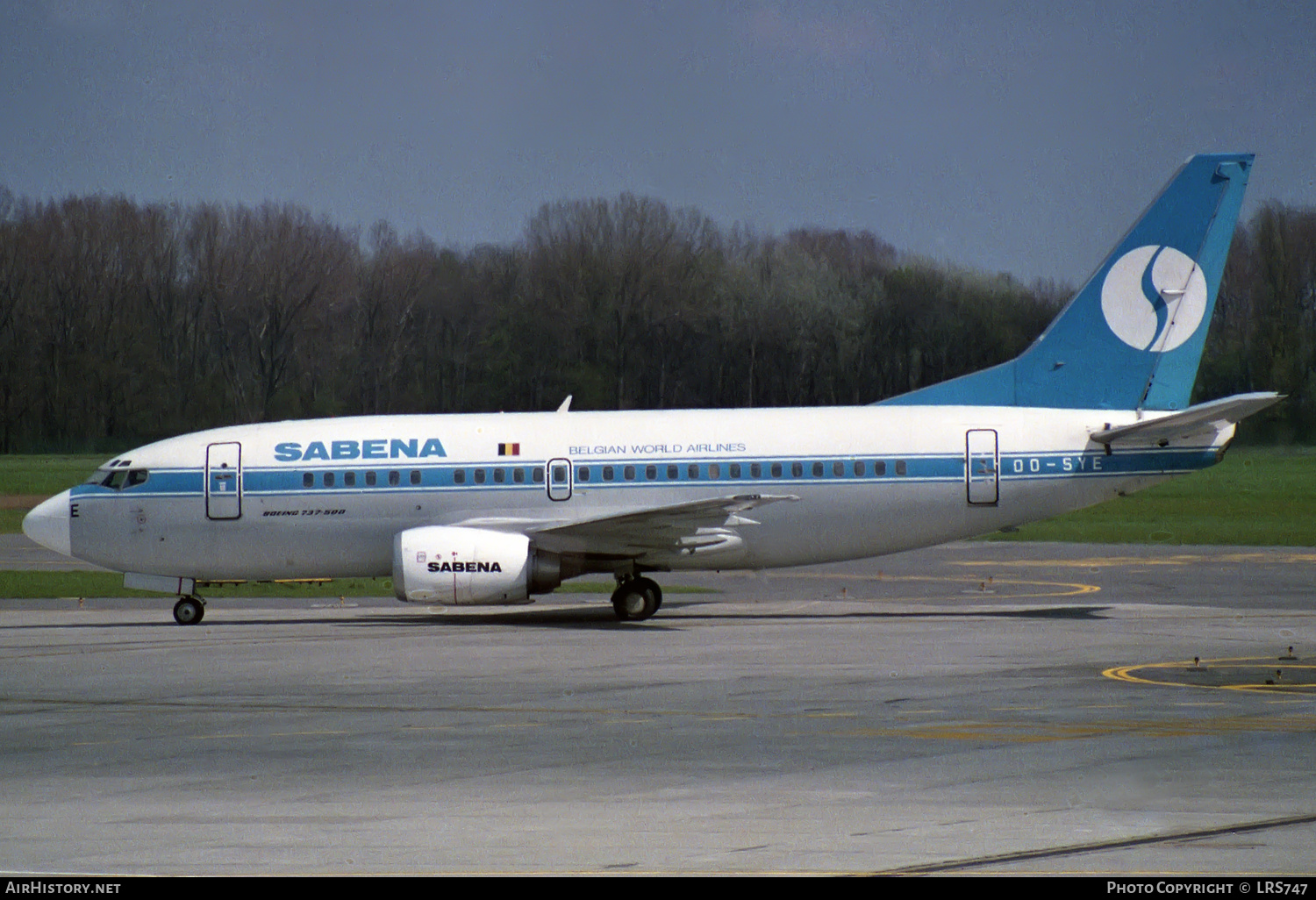 Aircraft Photo of OO-SYE | Boeing 737-529 | Sabena | AirHistory.net #224772