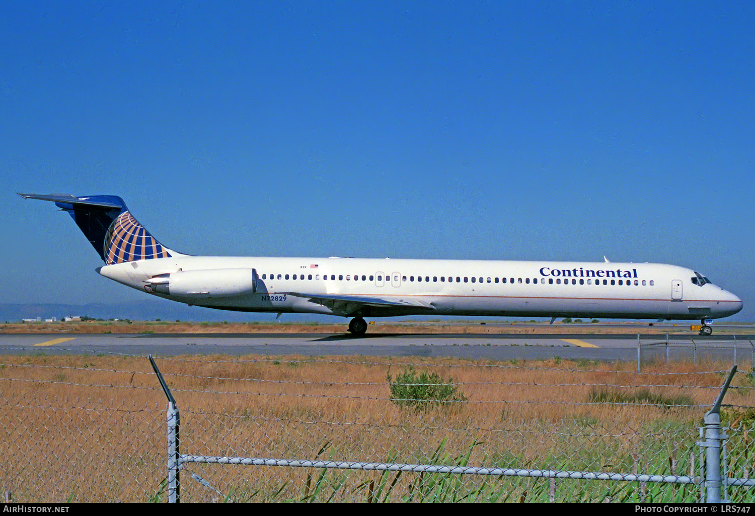 Aircraft Photo of N72829 | McDonnell Douglas MD-82 (DC-9-82) | Continental Airlines | AirHistory.net #224775