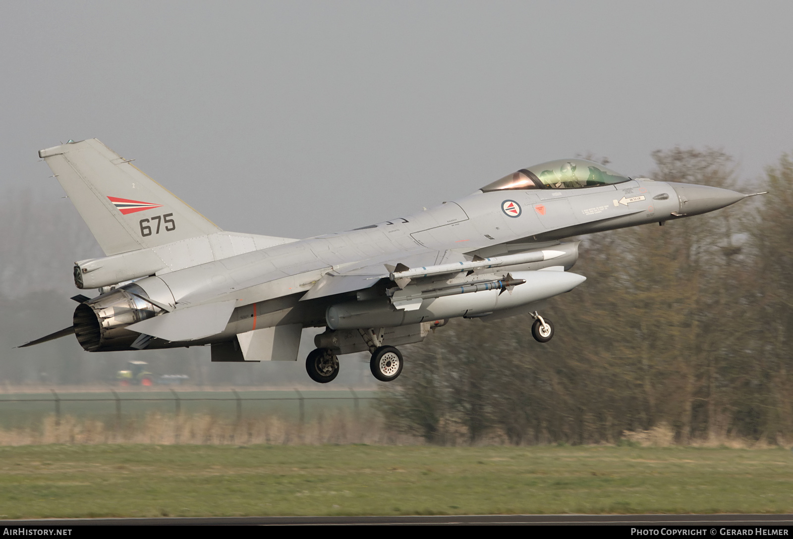 Aircraft Photo of 675 | General Dynamics F-16AM Fighting Falcon | Norway - Air Force | AirHistory.net #224777