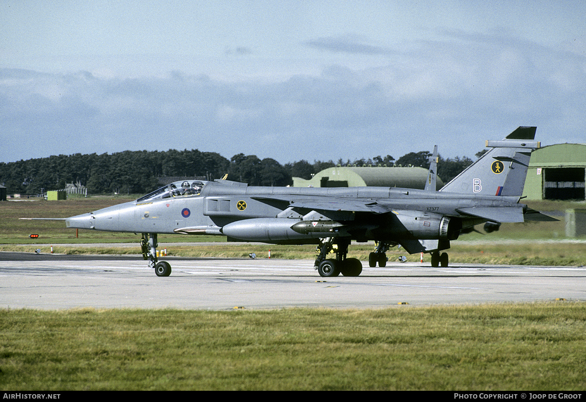 Aircraft Photo of XZ377 | Sepecat Jaguar GR1A | UK - Air Force | AirHistory.net #224780