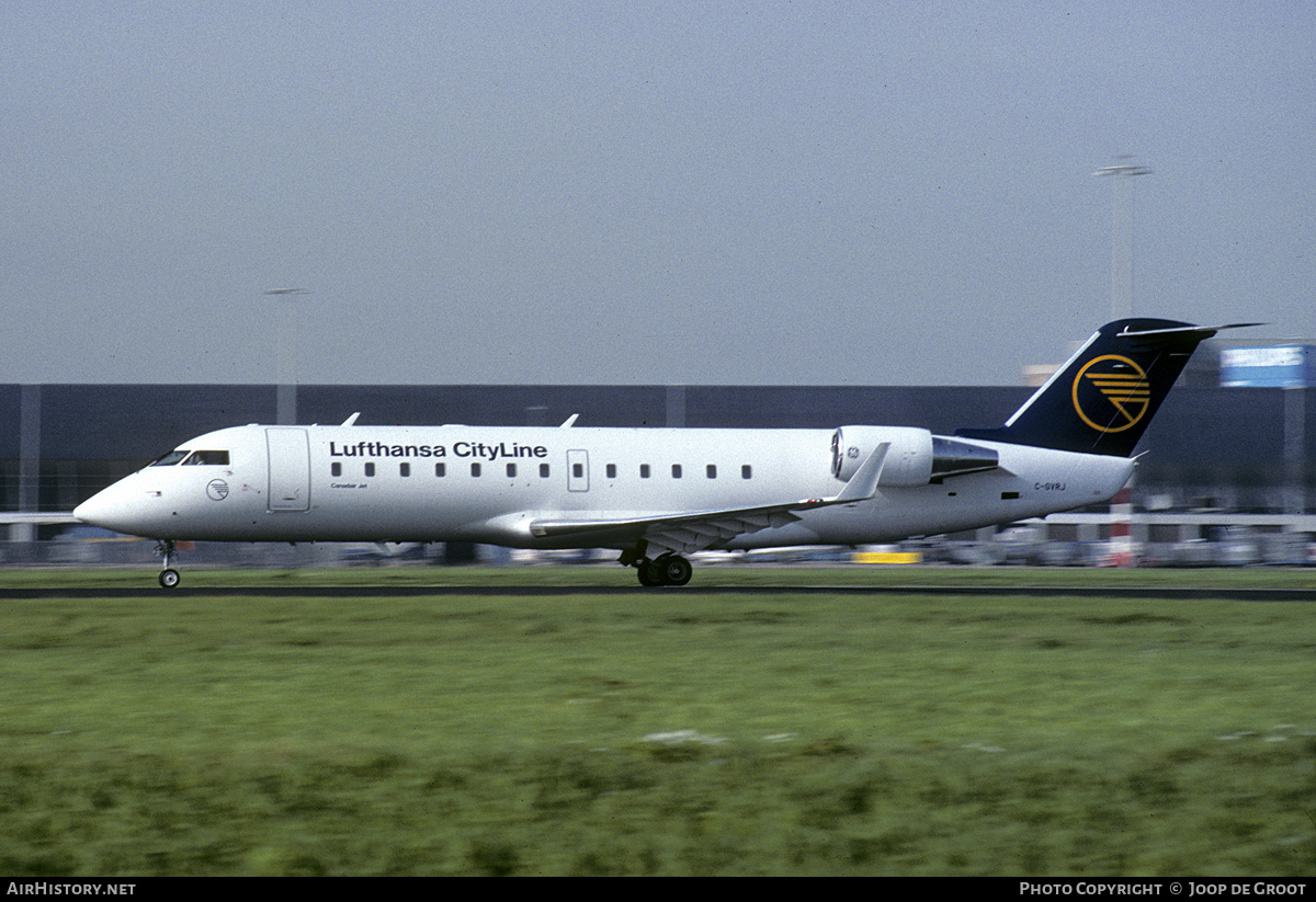 Aircraft Photo of C-GVRJ | Canadair CRJ-100ER (CL-600-2B19) | Lufthansa CityLine | AirHistory.net #224782