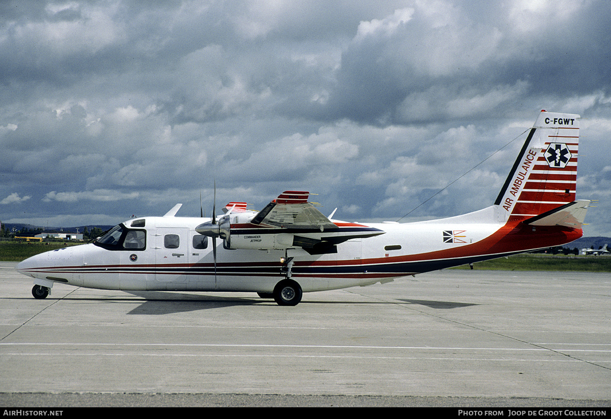 Aircraft Photo of C-FGWT | Gulfstream Aerospace 690D Jetprop 900 | AirHistory.net #224787