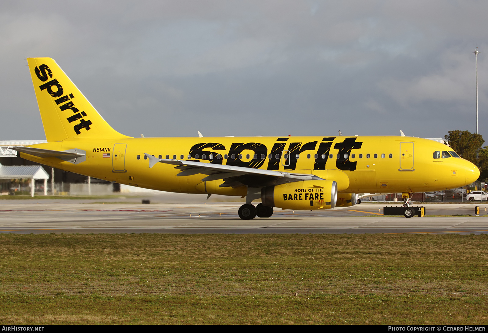 Aircraft Photo of N514NK | Airbus A319-132 | Spirit Airlines | AirHistory.net #224795