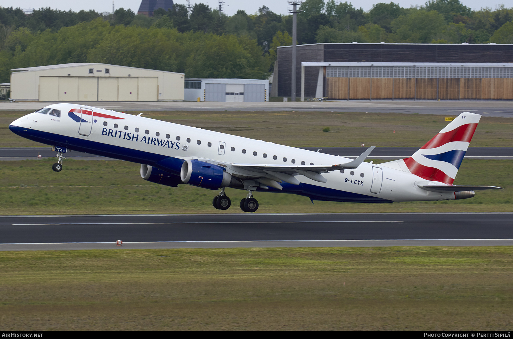 Aircraft Photo of G-LCYX | Embraer 190SR (ERJ-190-100SR) | British Airways | AirHistory.net #224828