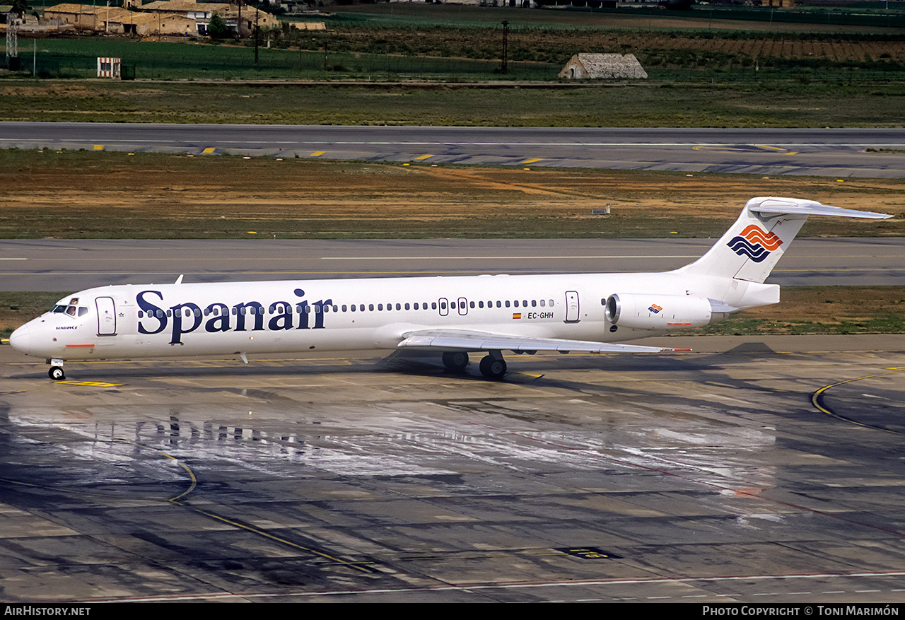 Aircraft Photo of EC-GHH | McDonnell Douglas MD-83 (DC-9-83) | Spanair | AirHistory.net #224829