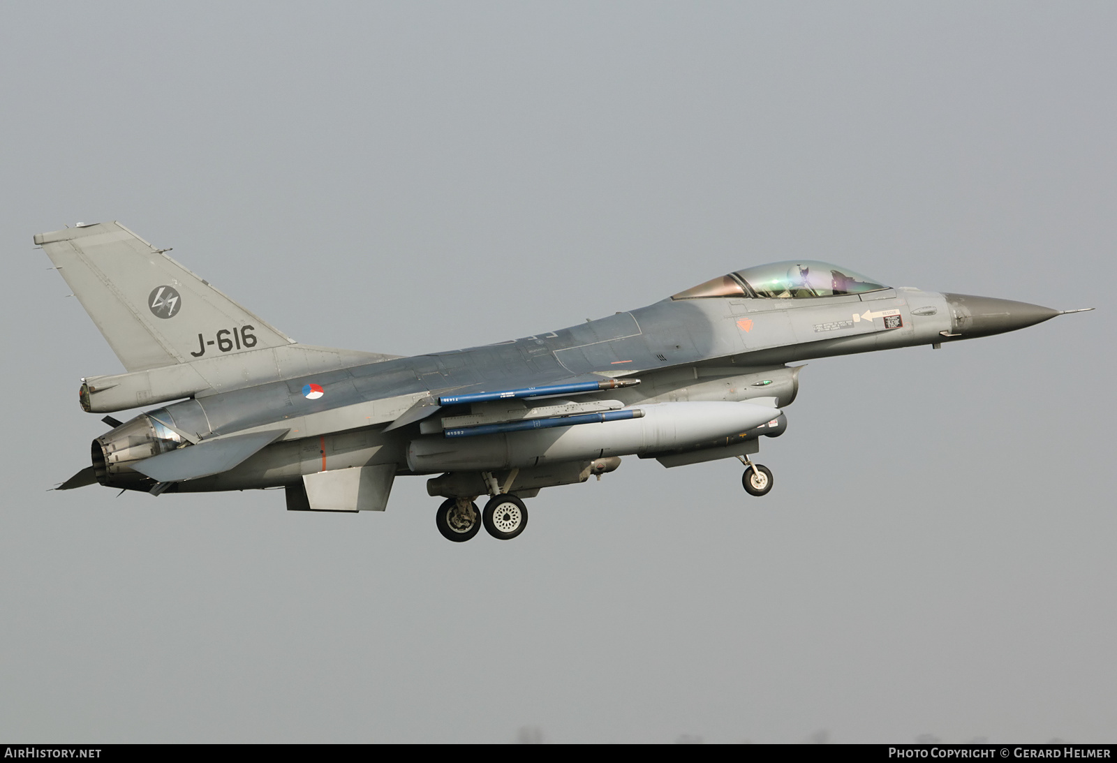 Aircraft Photo of J-616 | General Dynamics F-16AM Fighting Falcon | Netherlands - Air Force | AirHistory.net #224830