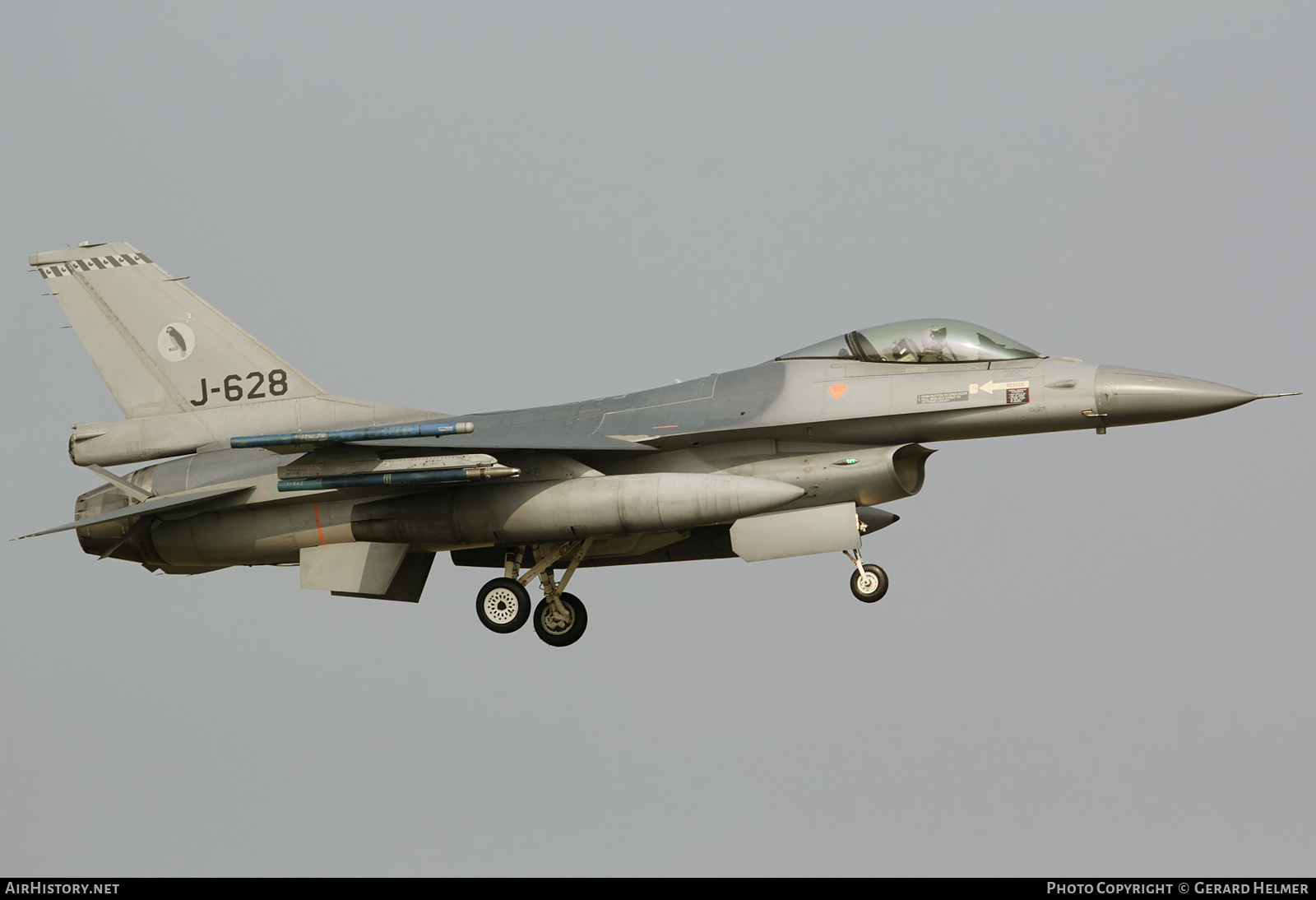 Aircraft Photo of J-628 | General Dynamics F-16AM Fighting Falcon | Netherlands - Air Force | AirHistory.net #224845