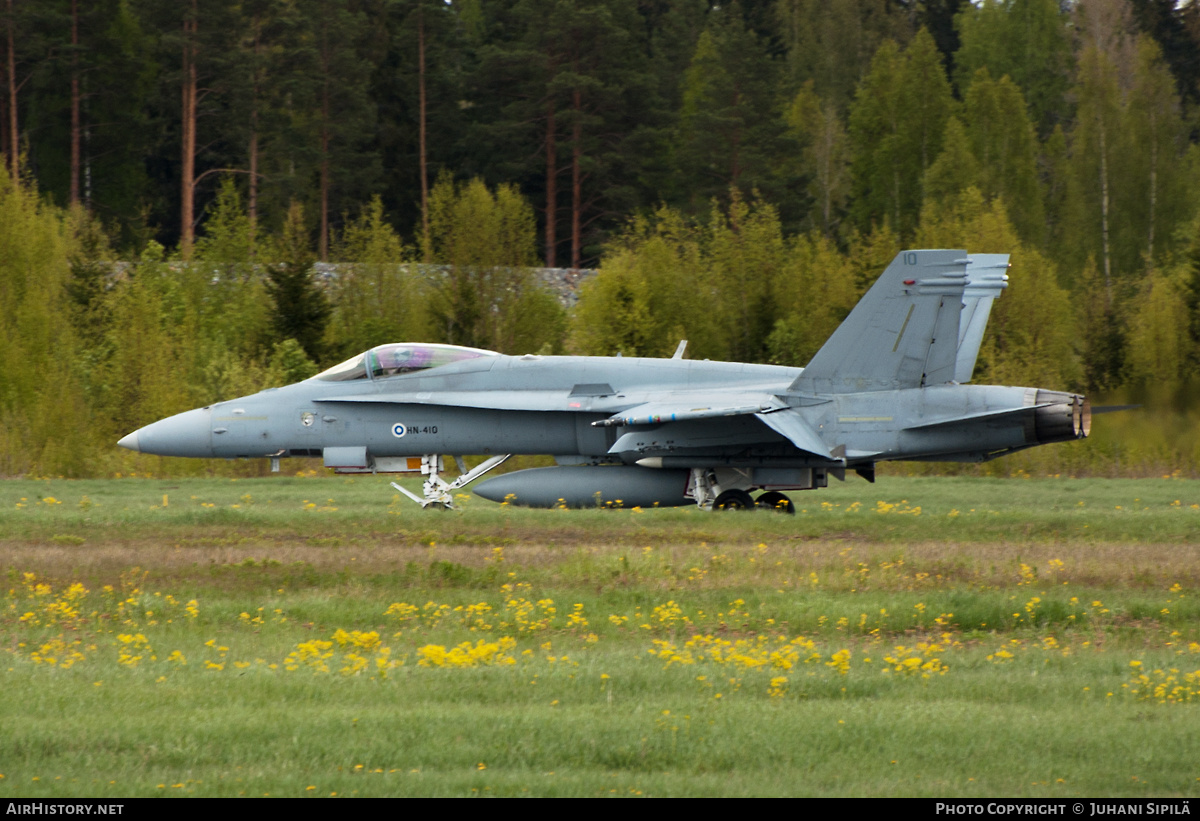 Aircraft Photo of HN-410 | McDonnell Douglas F/A-18C Hornet | Finland - Air Force | AirHistory.net #224848
