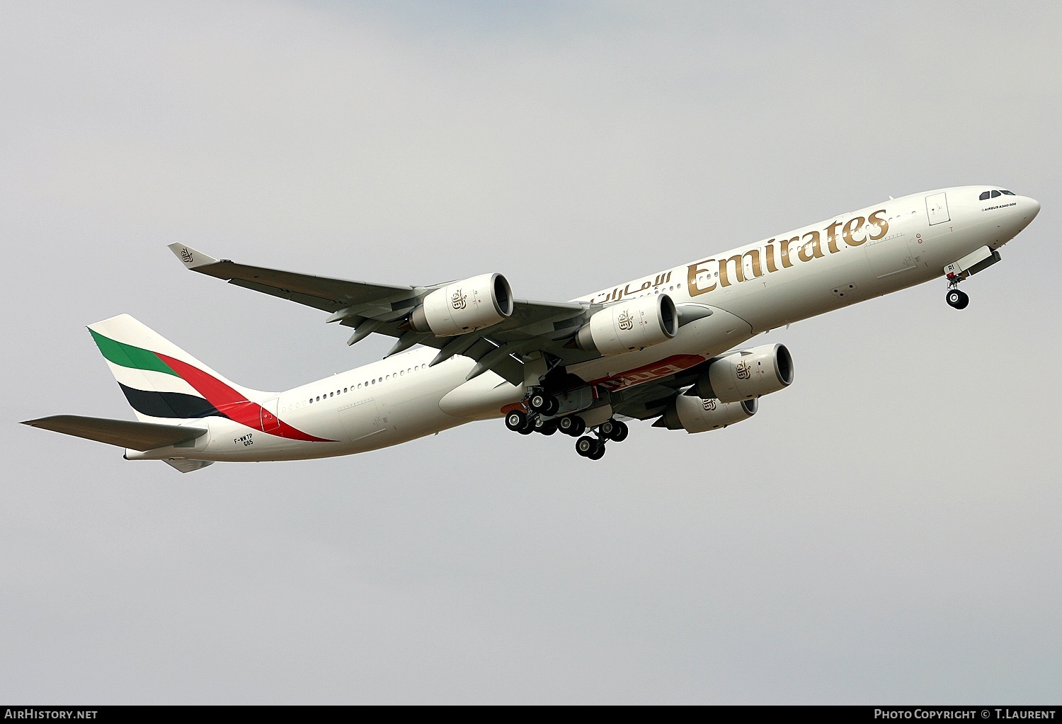 Aircraft Photo of F-WWTP | Airbus A340-541 | Emirates | AirHistory.net #224853