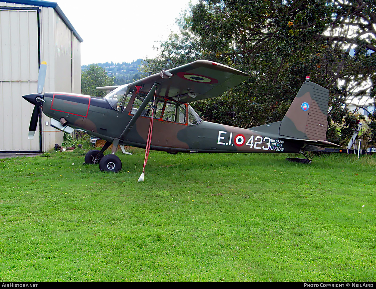 Aircraft Photo of N773DW / MM 57216 | SIAI-Marchetti SM-1019 | Italy - Army | AirHistory.net #224865
