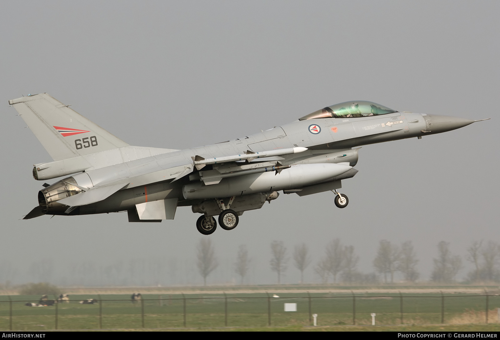Aircraft Photo of 658 | General Dynamics F-16AM Fighting Falcon | Norway - Air Force | AirHistory.net #224876