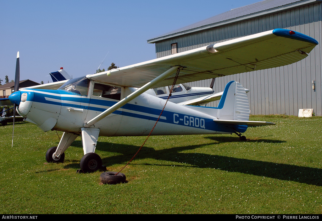Aircraft Photo of C-GAOQ | Luscombe 8E Silvaire | AirHistory.net #224892