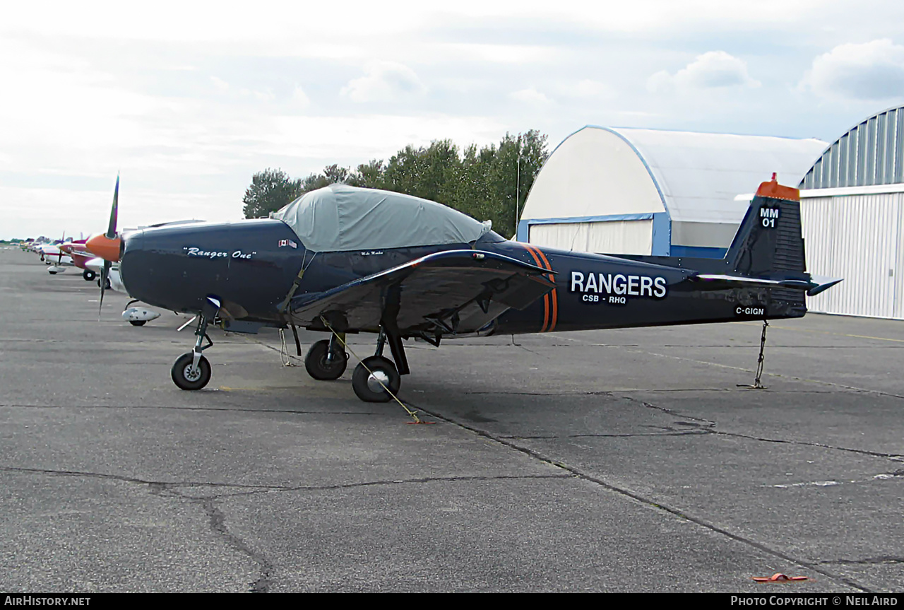 Aircraft Photo of C-GIGN | Ryan Navion A | AirHistory.net #224905