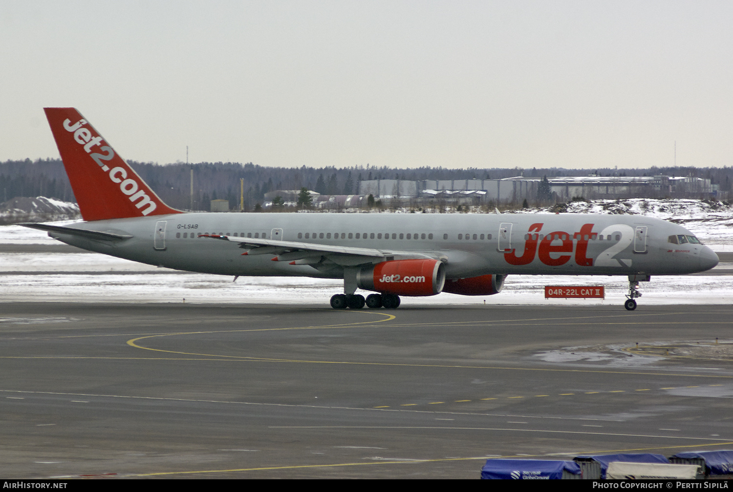 Aircraft Photo of G-LSAB | Boeing 757-27B | Jet2 | AirHistory.net #224906