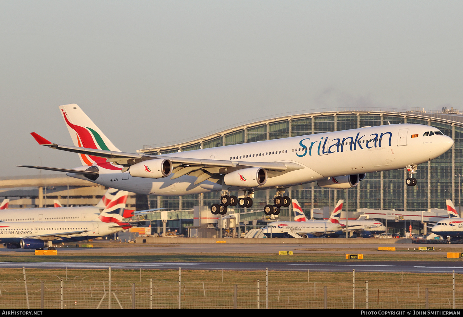 Aircraft Photo of 4R-ADG | Airbus A340-313 | SriLankan Airlines | AirHistory.net #224926