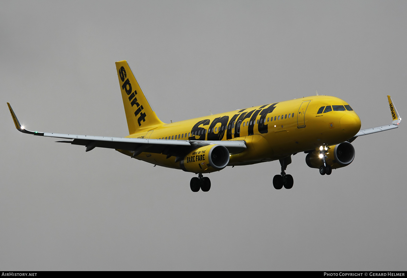 Aircraft Photo of N647NK | Airbus A320-232 | Spirit Airlines | AirHistory.net #224932