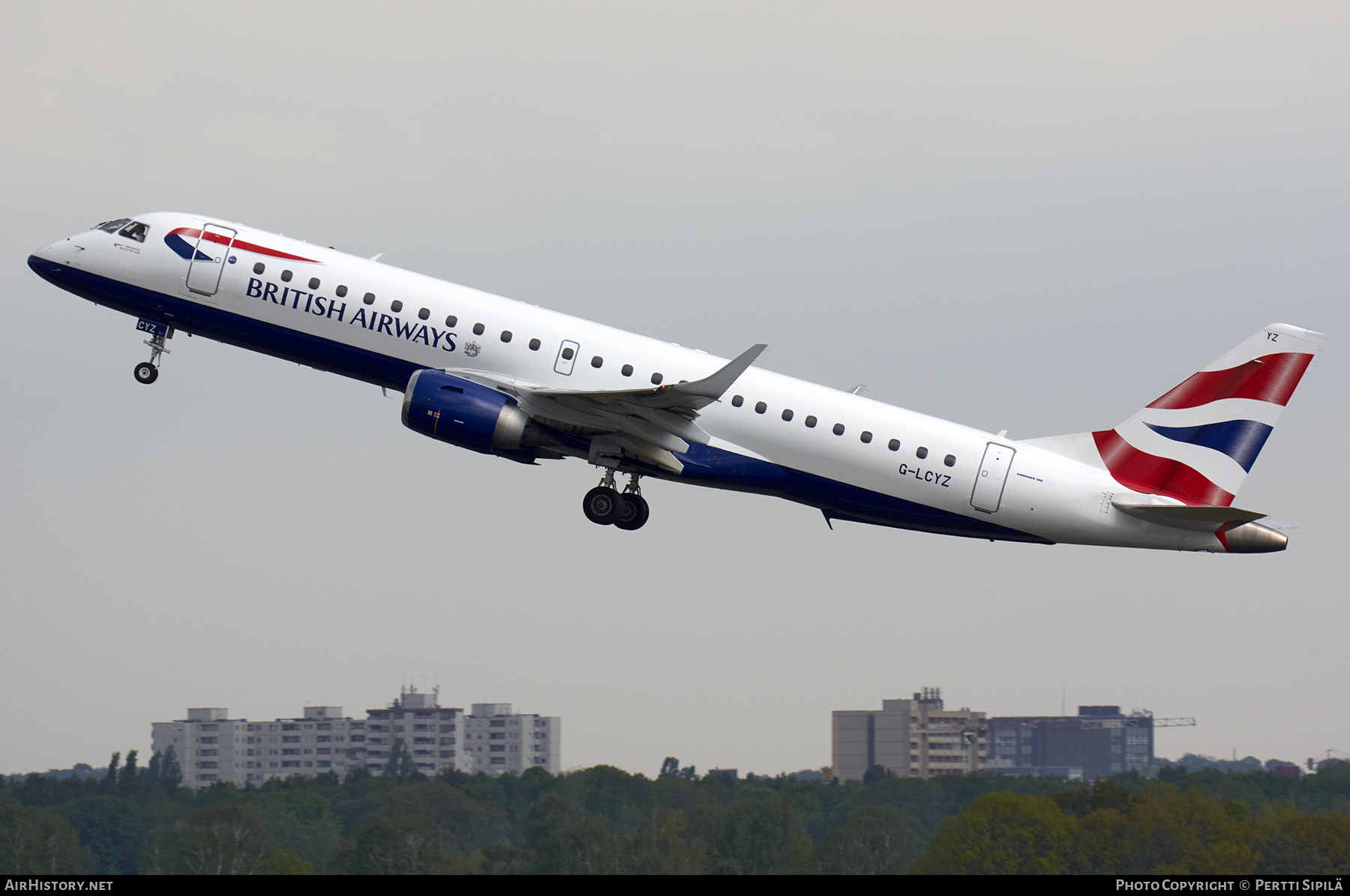 Aircraft Photo of G-LCYZ | Embraer 190SR (ERJ-190-100SR) | British Airways | AirHistory.net #224933