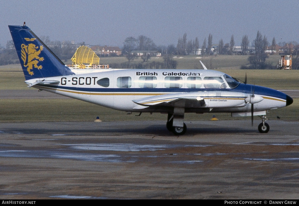 Aircraft Photo of G-SCOT | Piper PA-31-350 Navajo Chieftain | British Caledonian Airways | AirHistory.net #224938