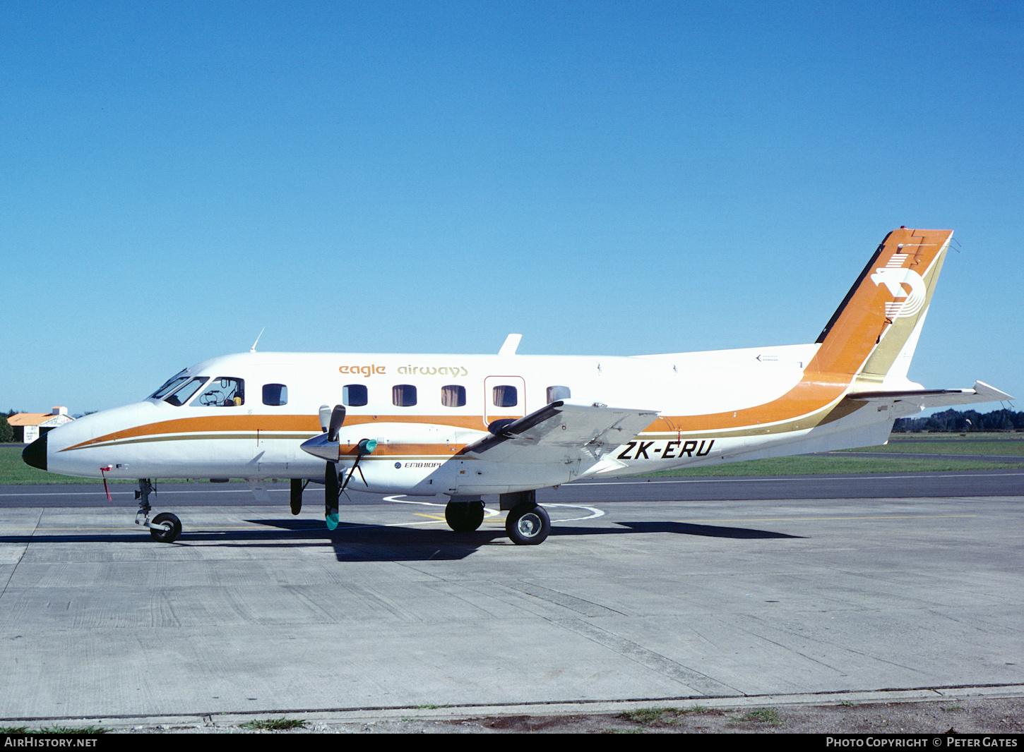 Aircraft Photo of ZK-ERU | Embraer EMB-110P1 Bandeirante | Eagle Airways | AirHistory.net #224959