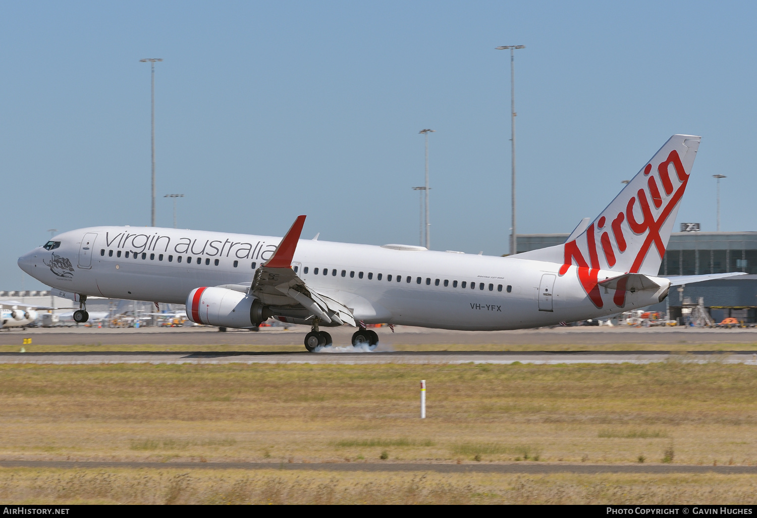 Aircraft Photo of VH-YFX | Boeing 737-8FE | Virgin Australia Airlines | AirHistory.net #224962
