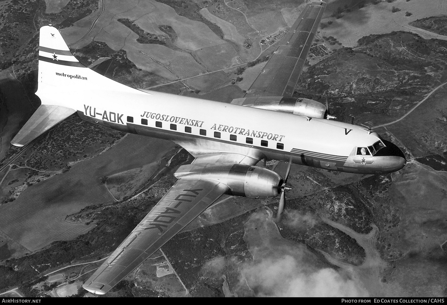 Aircraft Photo of YU-ADK | Convair 440-58 Metropolitan | Jugoslovenski Aerotransport - JAT | AirHistory.net #224976