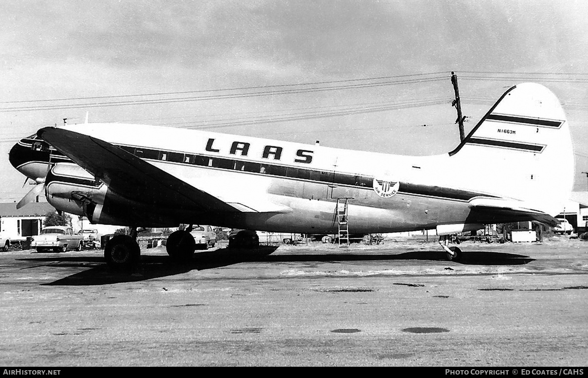 Aircraft Photo of N1663M | Curtiss C-46F Commando | LAAS - Los Angeles Air Services | AirHistory.net #224983