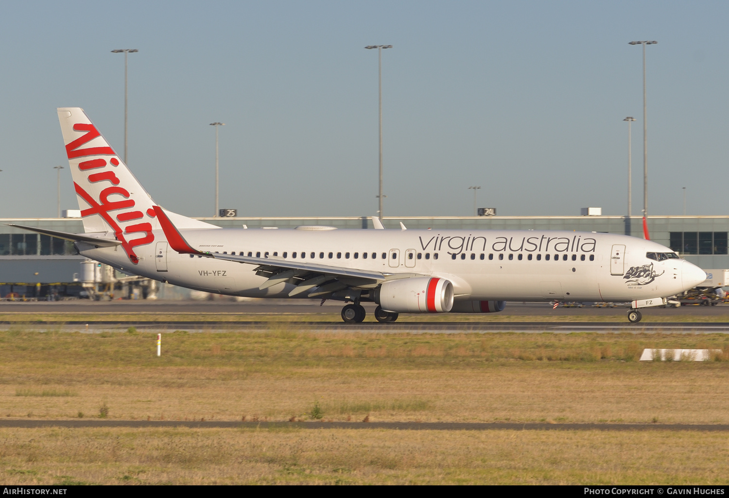 Aircraft Photo of VH-YFZ | Boeing 737-8FE | Virgin Australia Airlines | AirHistory.net #224988