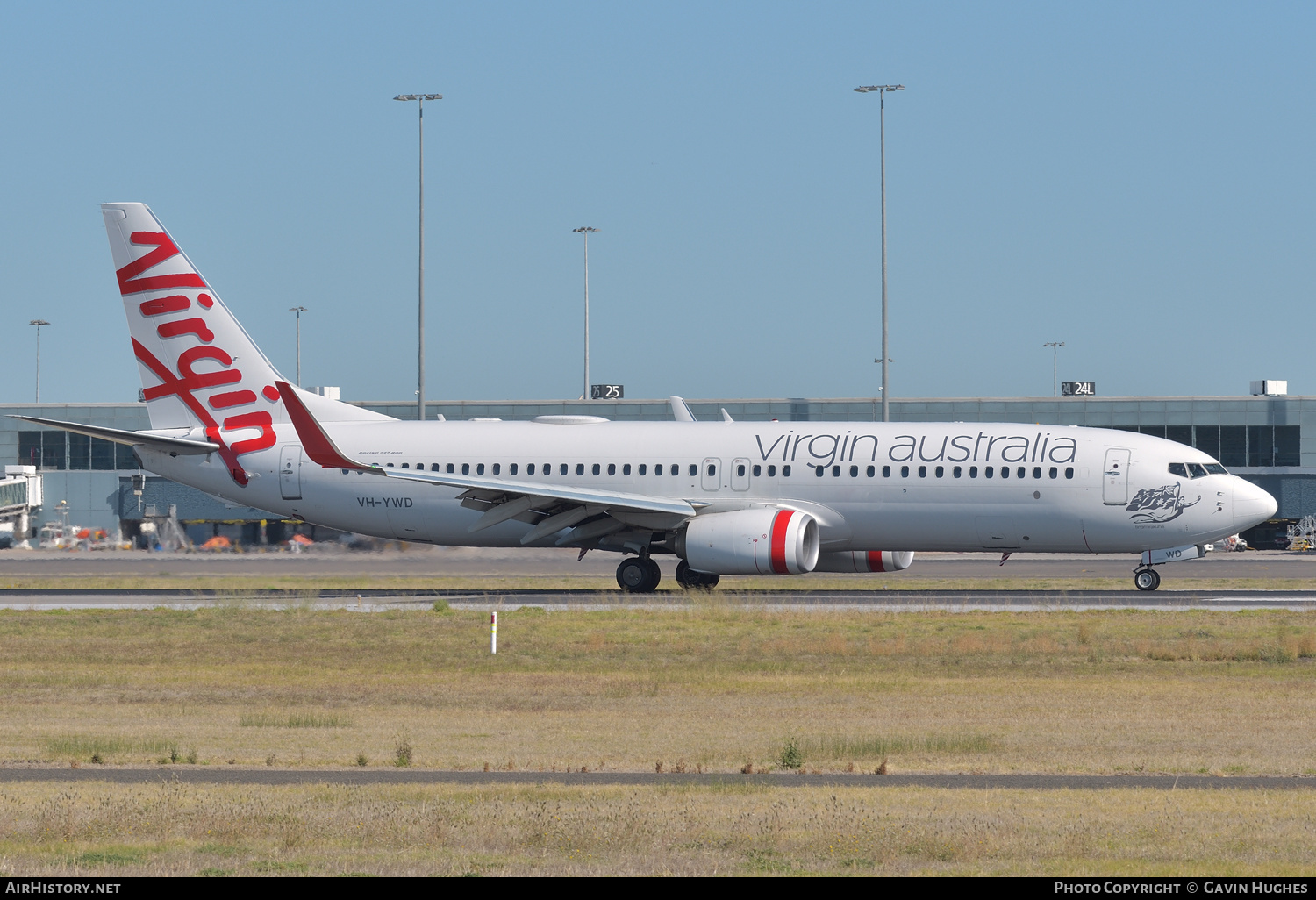 Aircraft Photo of VH-YWD | Boeing 737-8FE | Virgin Australia Airlines | AirHistory.net #224991