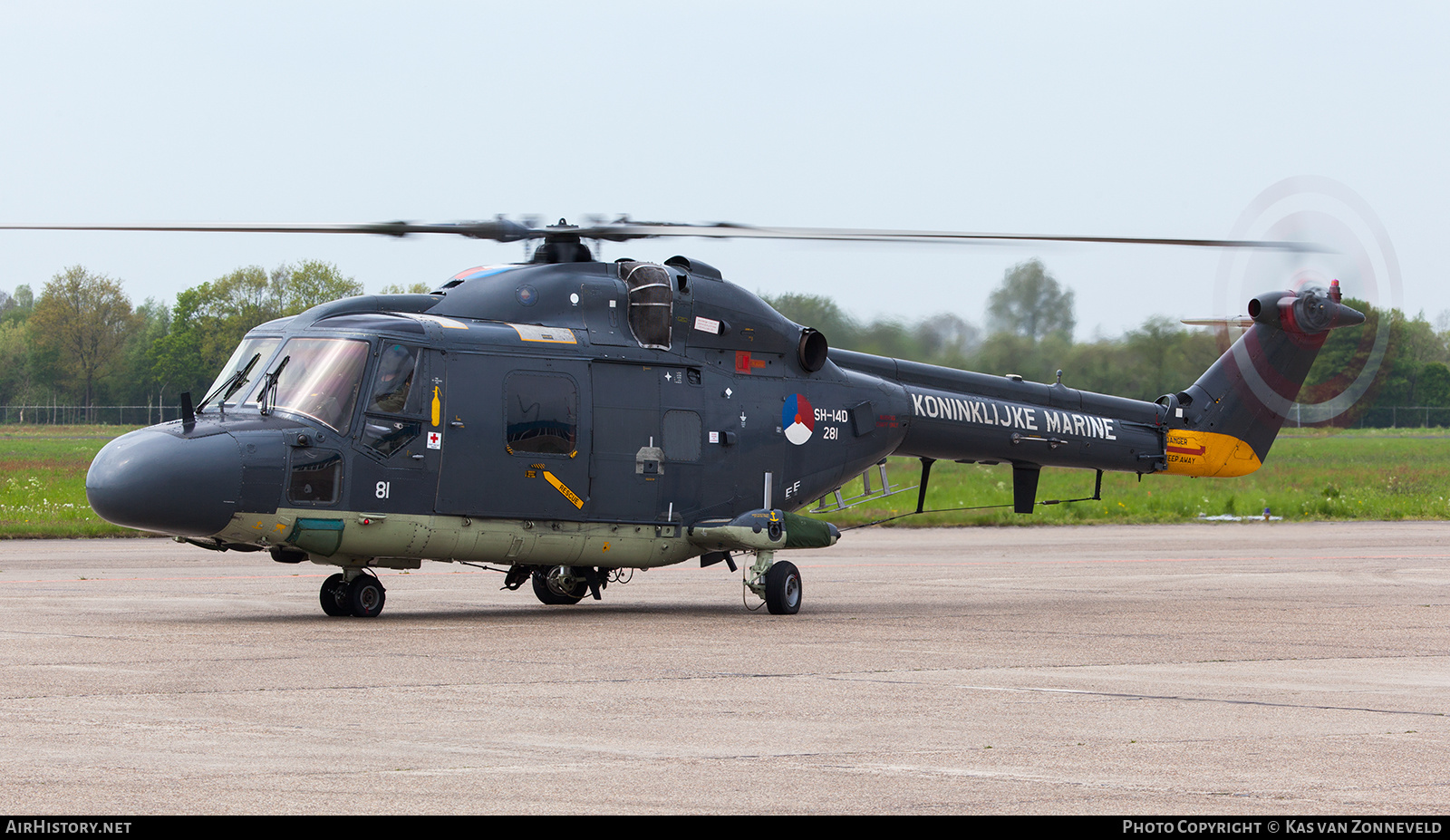 Aircraft Photo of 281 | Westland SH-14D Lynx (WG-13) | Netherlands - Navy | AirHistory.net #225033