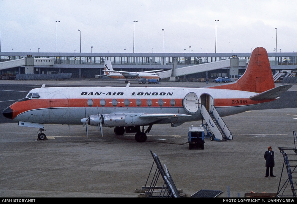 Aircraft Photo of G-ARIR | Vickers 708 Viscount | Dan-Air London | AirHistory.net #225039