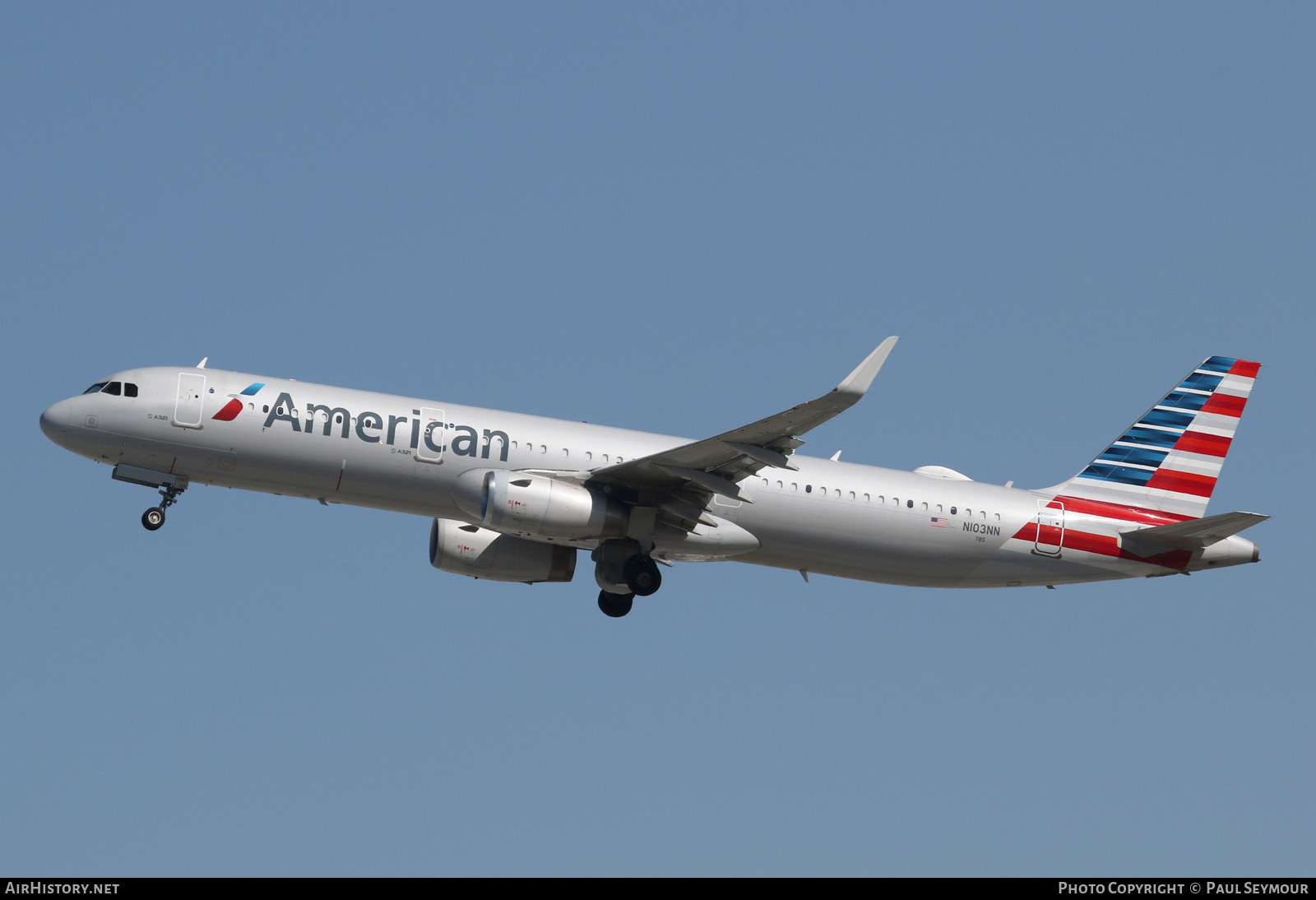 Aircraft Photo of N103NN | Airbus A321-231 | American Airlines | AirHistory.net #225053