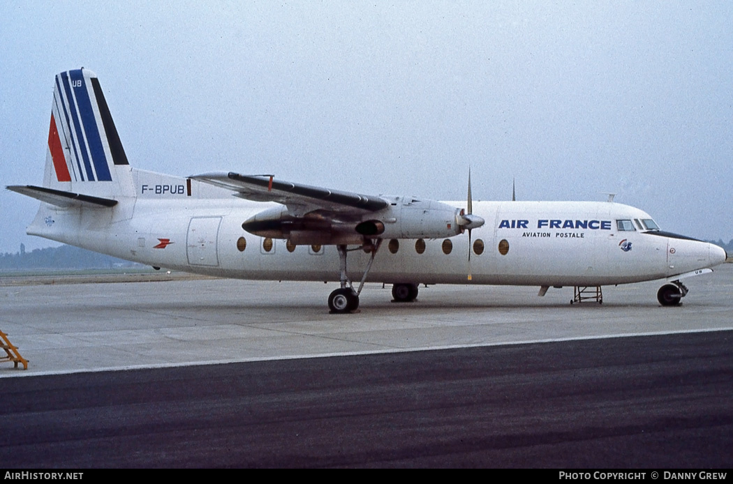 Aircraft Photo of F-BPUB | Fokker F27-500 Friendship | Air France | AirHistory.net #225063