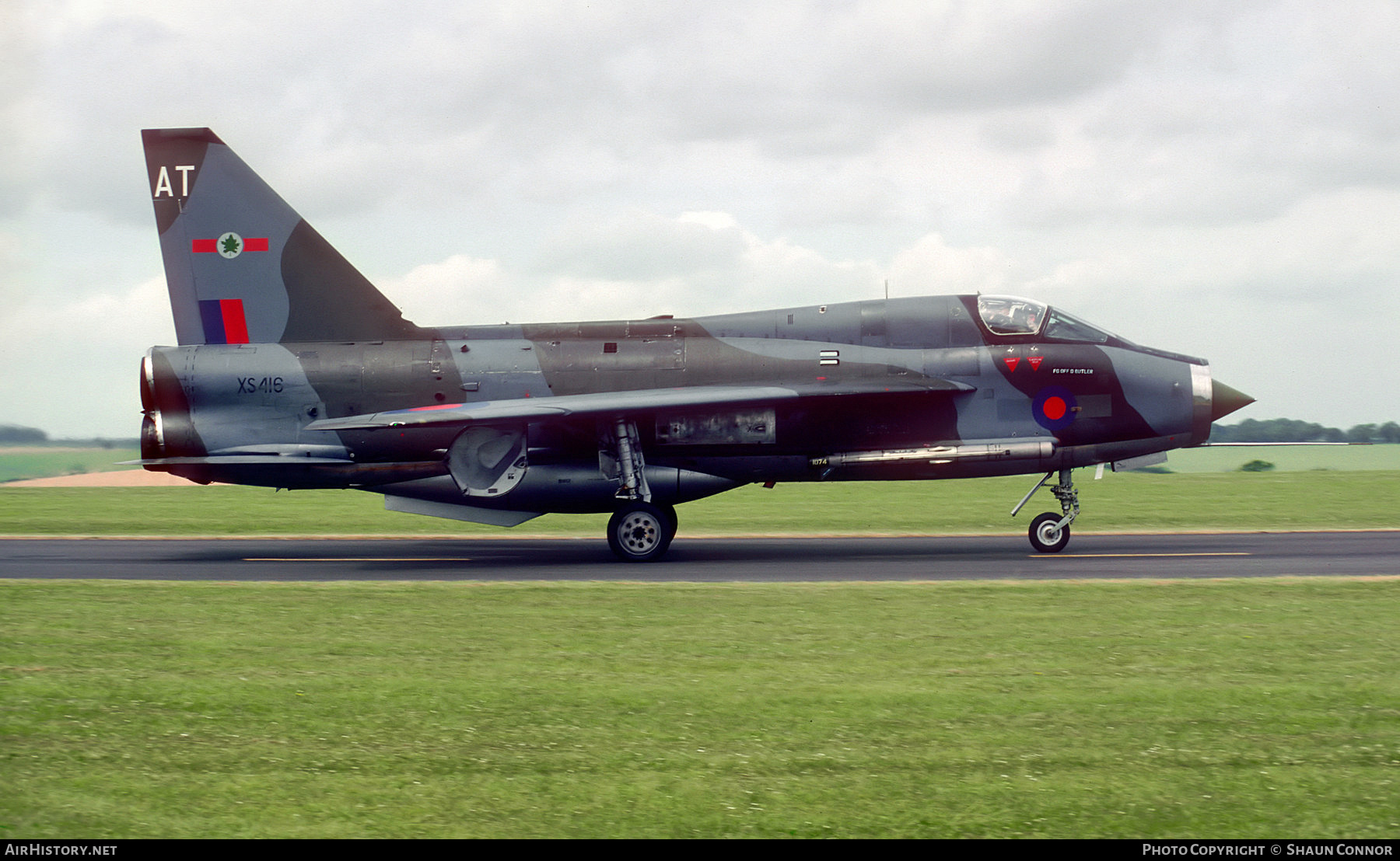 Aircraft Photo of XS416 | English Electric Lightning T5 | UK - Air Force | AirHistory.net #225076