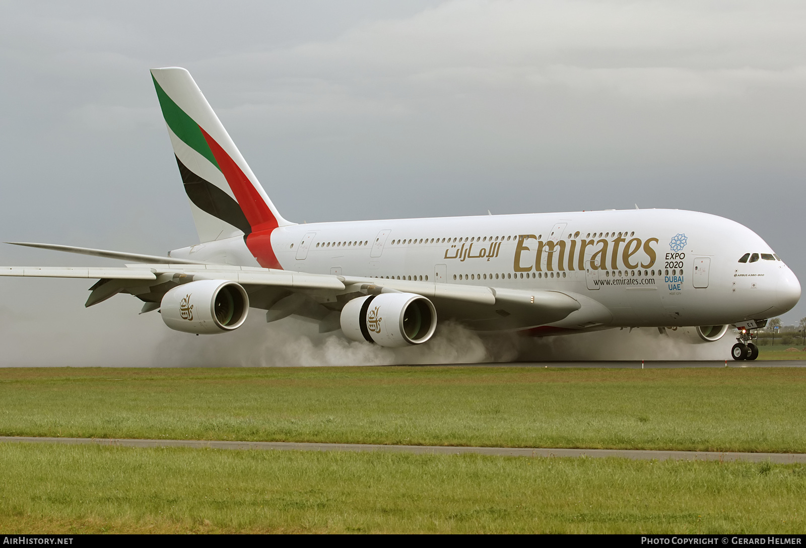 Aircraft Photo of A6-EEY | Airbus A380-861 | Emirates | AirHistory.net #225094