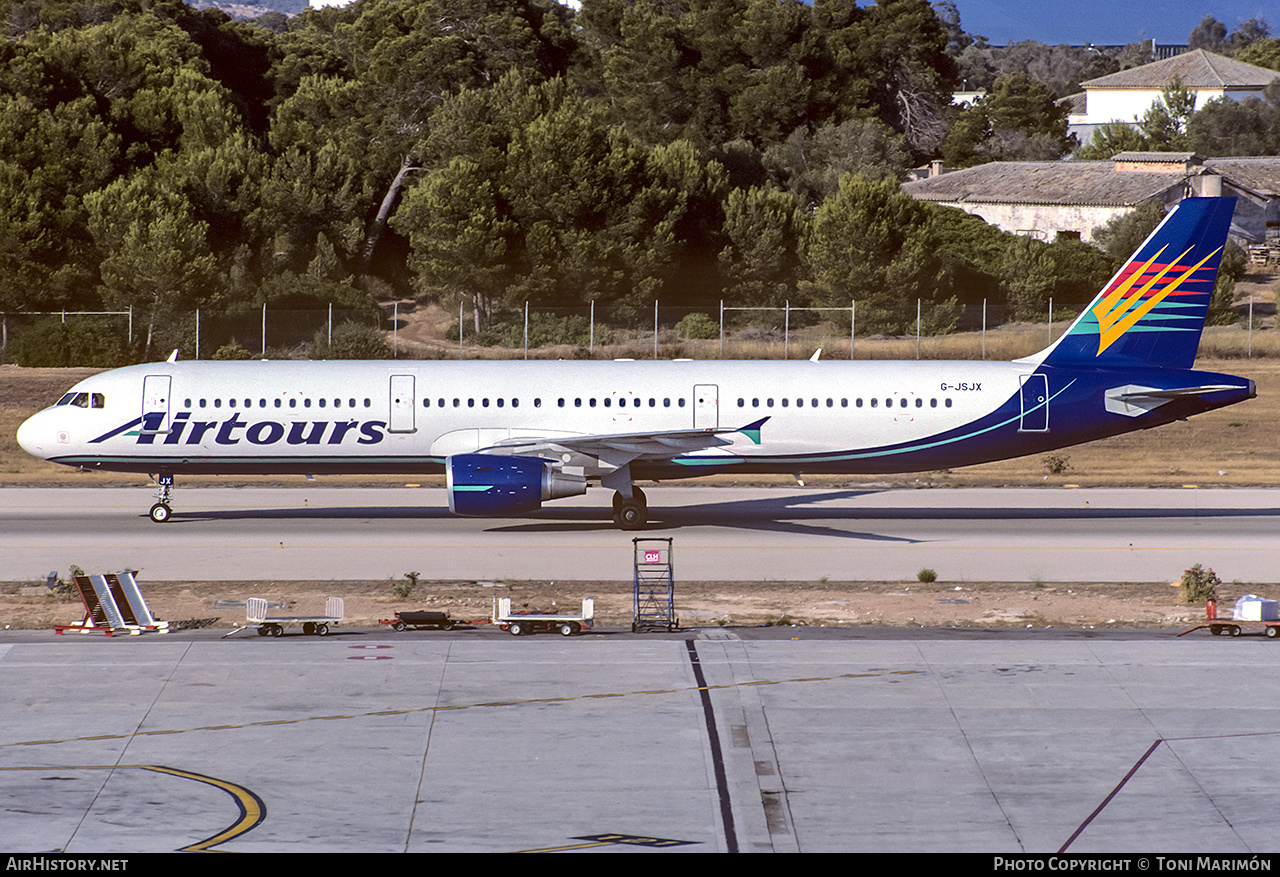 Aircraft Photo of G-JSJX | Airbus A321-211 | Airtours International | AirHistory.net #225114