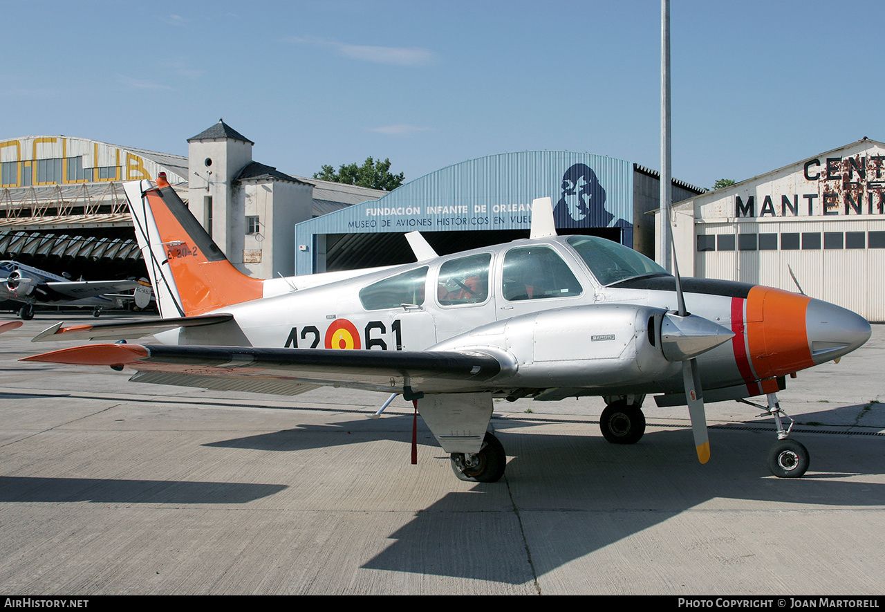 Aircraft Photo of E.20-2 | Beech 95-B55 Baron | Spain - Air Force | AirHistory.net #225136