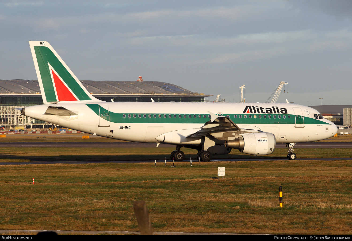Aircraft Photo of EI-IMC | Airbus A319-112 | Alitalia | AirHistory.net #225160