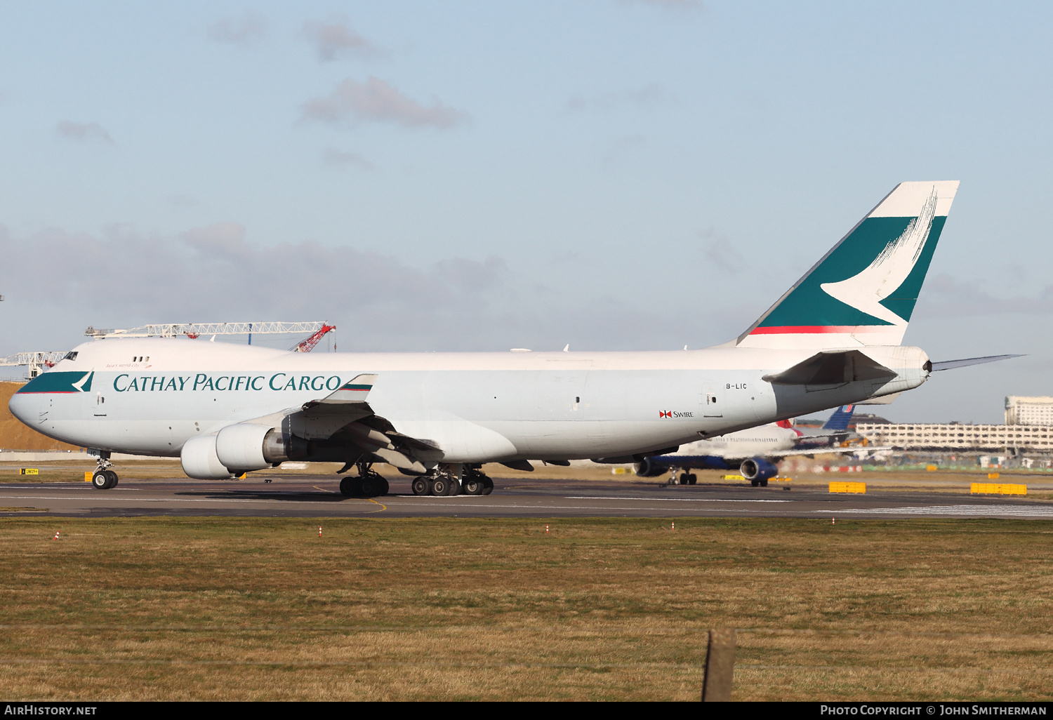 Aircraft Photo of B-LIC | Boeing 747-467F/ER/SCD | Cathay Pacific Airways Cargo | AirHistory.net #225182