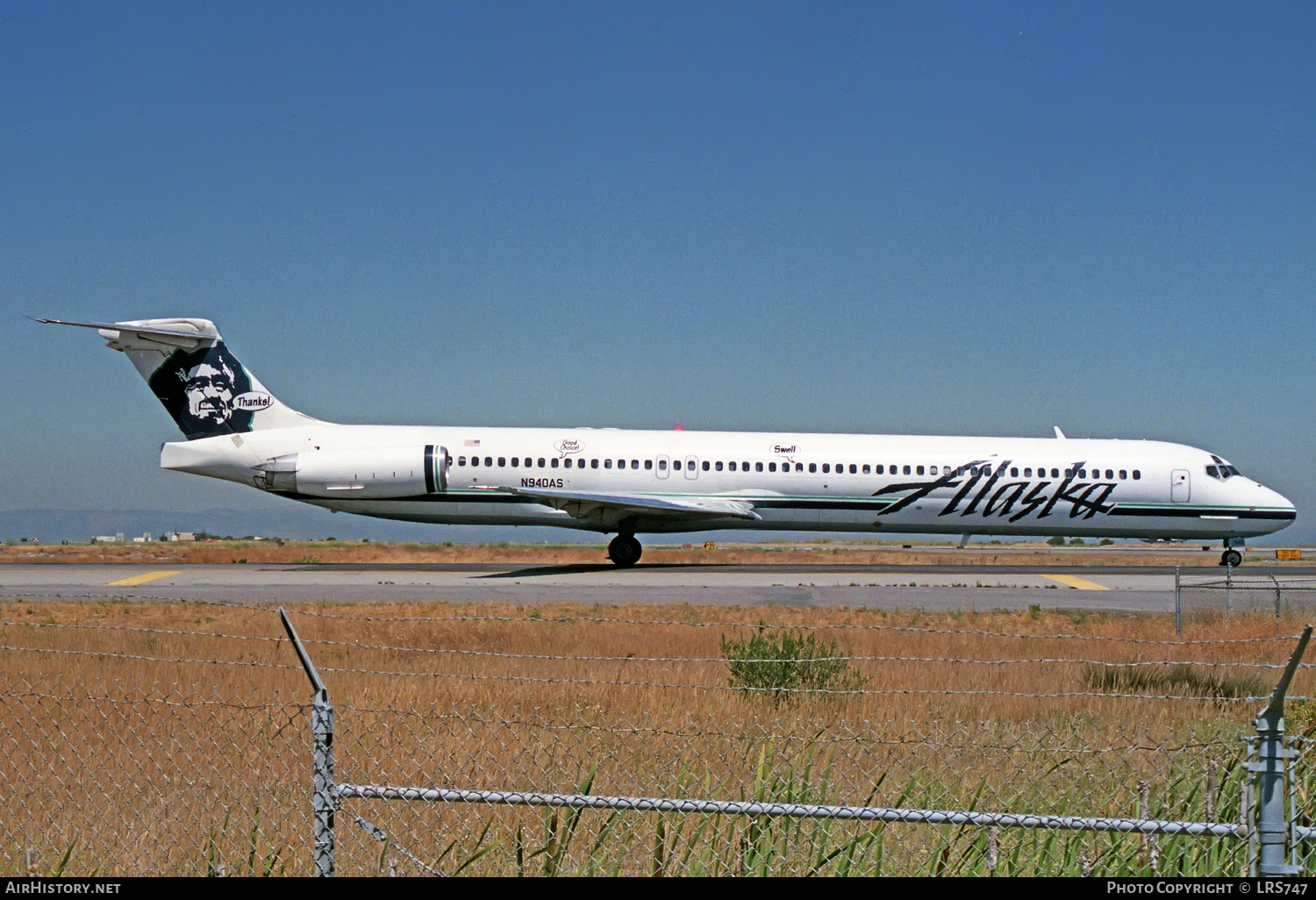 Aircraft Photo of N940AS | McDonnell Douglas MD-82 (DC-9-82) | Alaska Airlines | AirHistory.net #225191