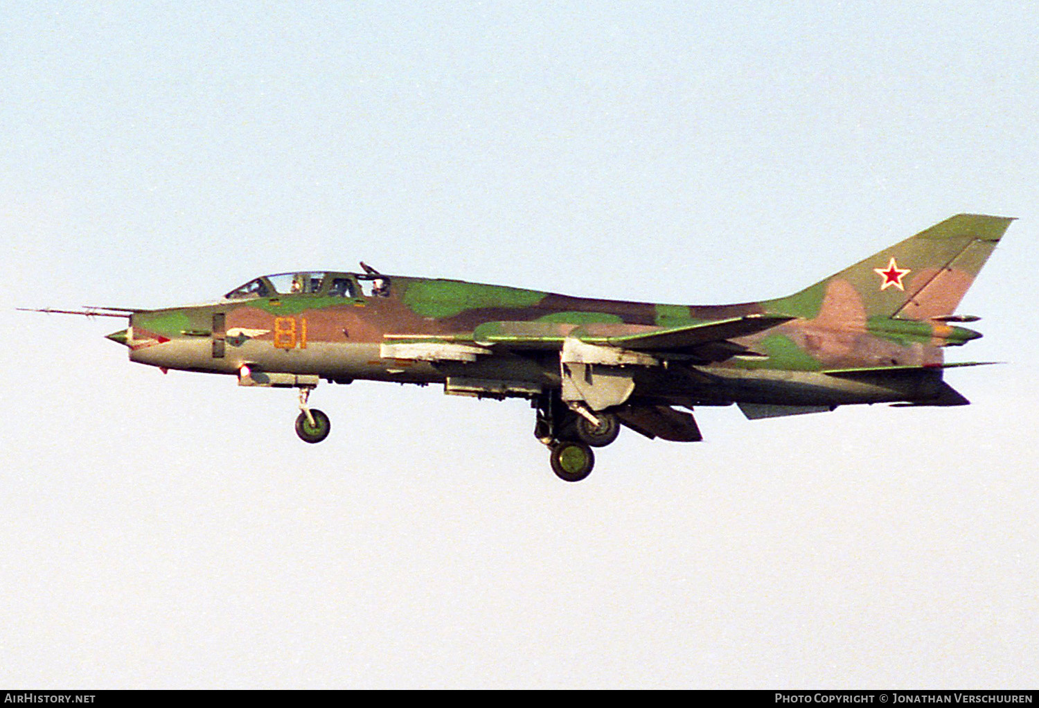 Aircraft Photo of 81 yellow | Sukhoi Su-17UM3 | Soviet Union - Air Force | AirHistory.net #225203