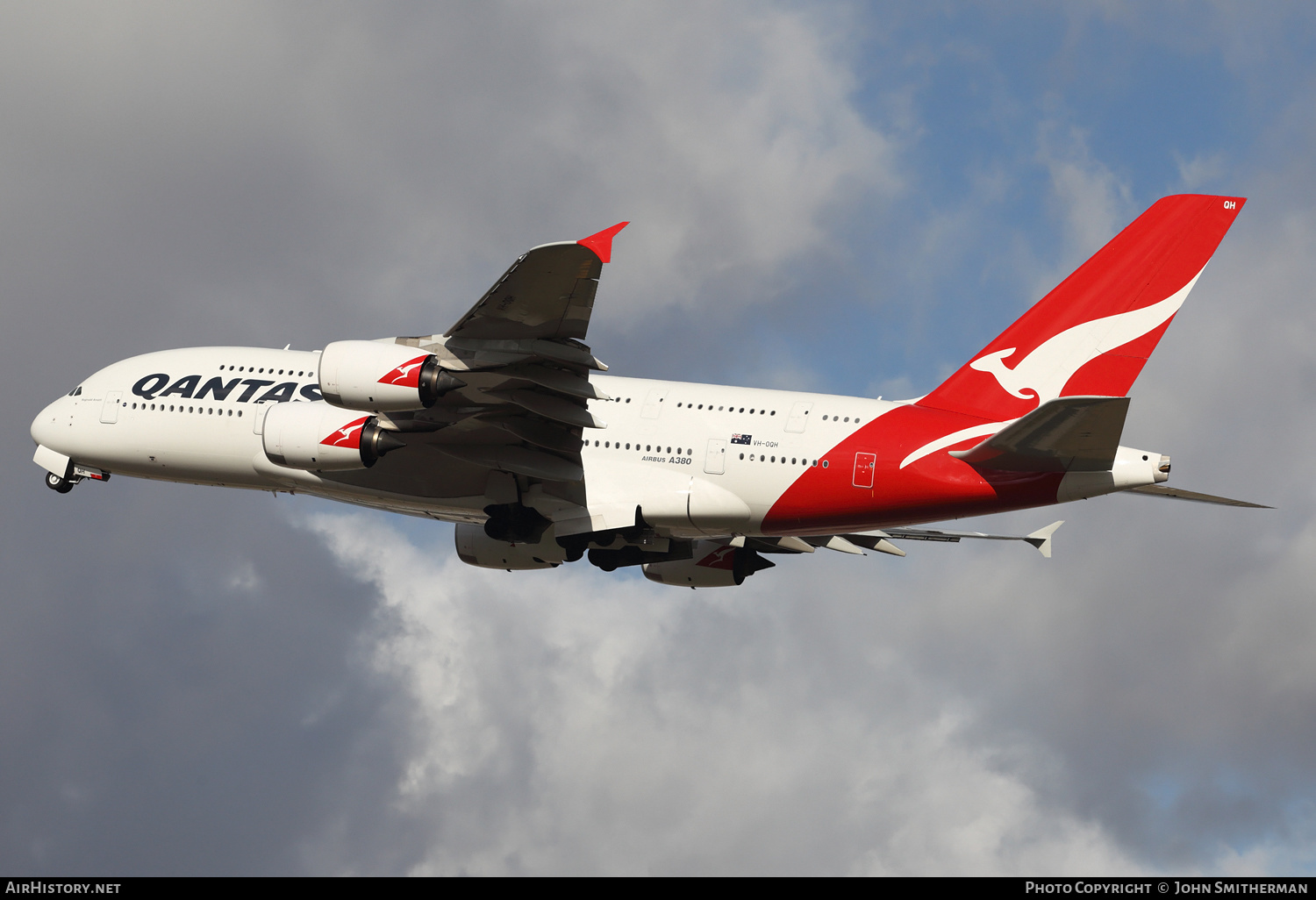 Aircraft Photo of VH-OQH | Airbus A380-842 | Qantas | AirHistory.net #225207