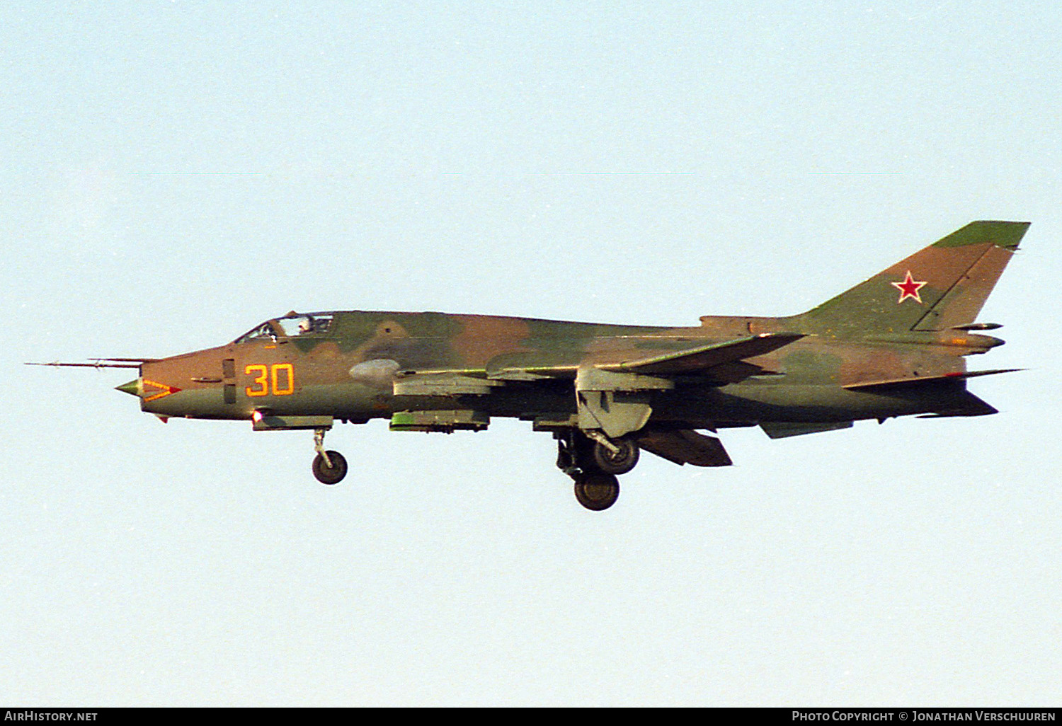 Aircraft Photo of 30 | Sukhoi Su-17M4 | Soviet Union - Air Force | AirHistory.net #225241
