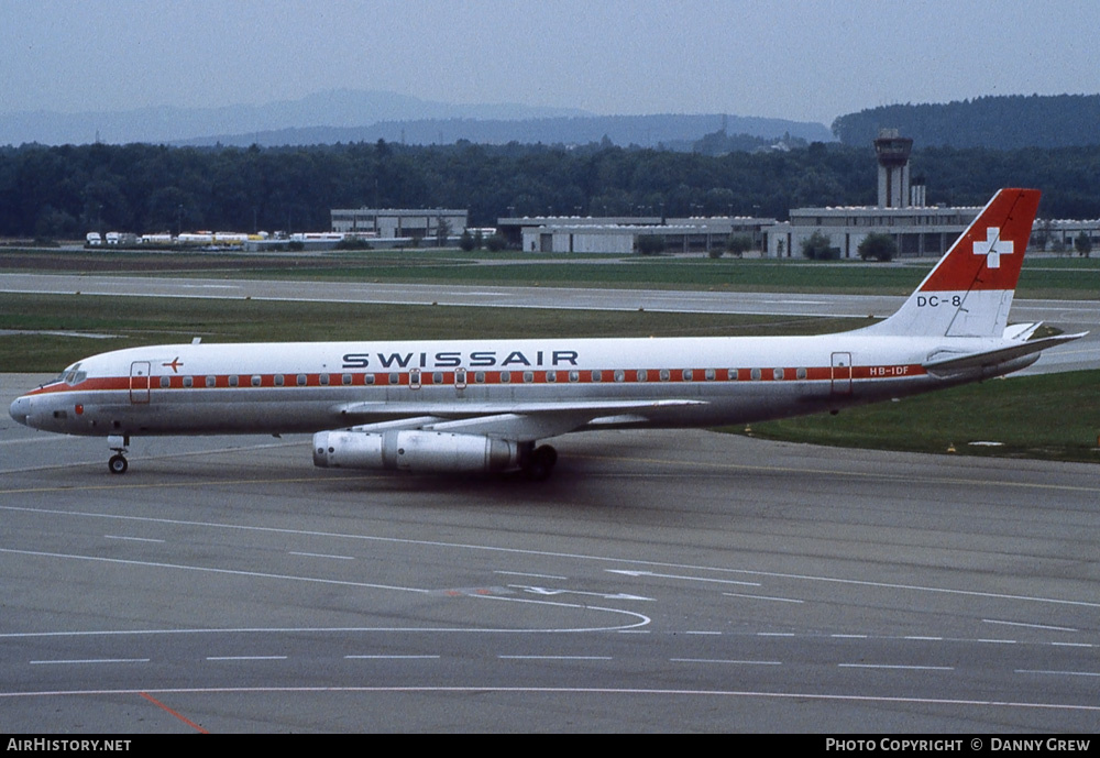 Aircraft Photo of HB-IDF | McDonnell Douglas DC-8-62 | Swissair | AirHistory.net #225256