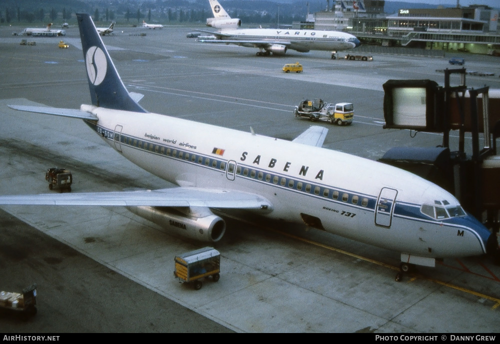 Aircraft Photo of OO-SDM | Boeing 737-229/Adv | Sabena | AirHistory.net #225262