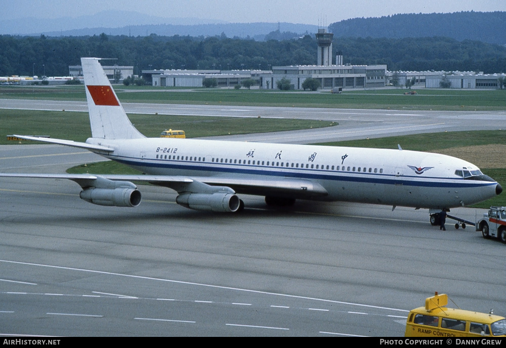 Aircraft Photo of B-2412 | Boeing 707-3J6C | CAAC - Civil Aviation Administration of China | AirHistory.net #225270