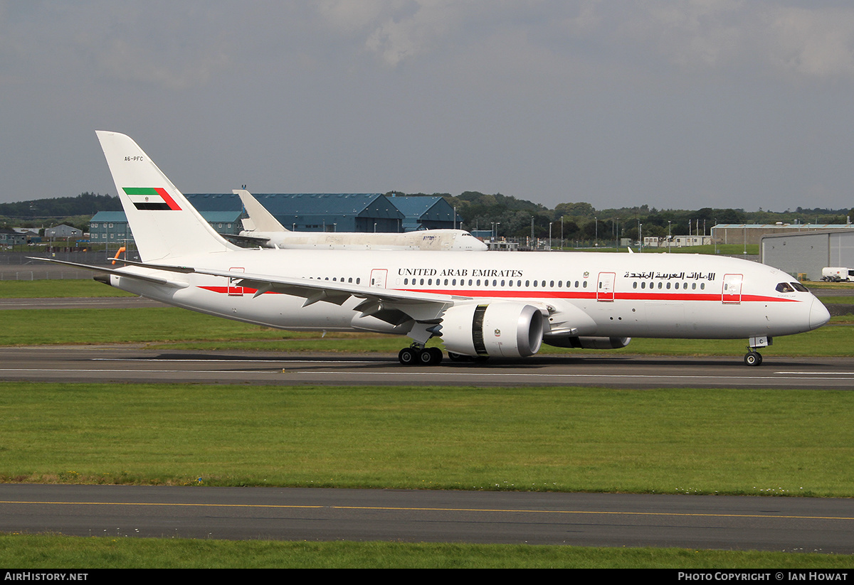 Aircraft Photo of A6-PFC | Boeing 787-8 Dreamliner | United Arab Emirates Government | AirHistory.net #225301