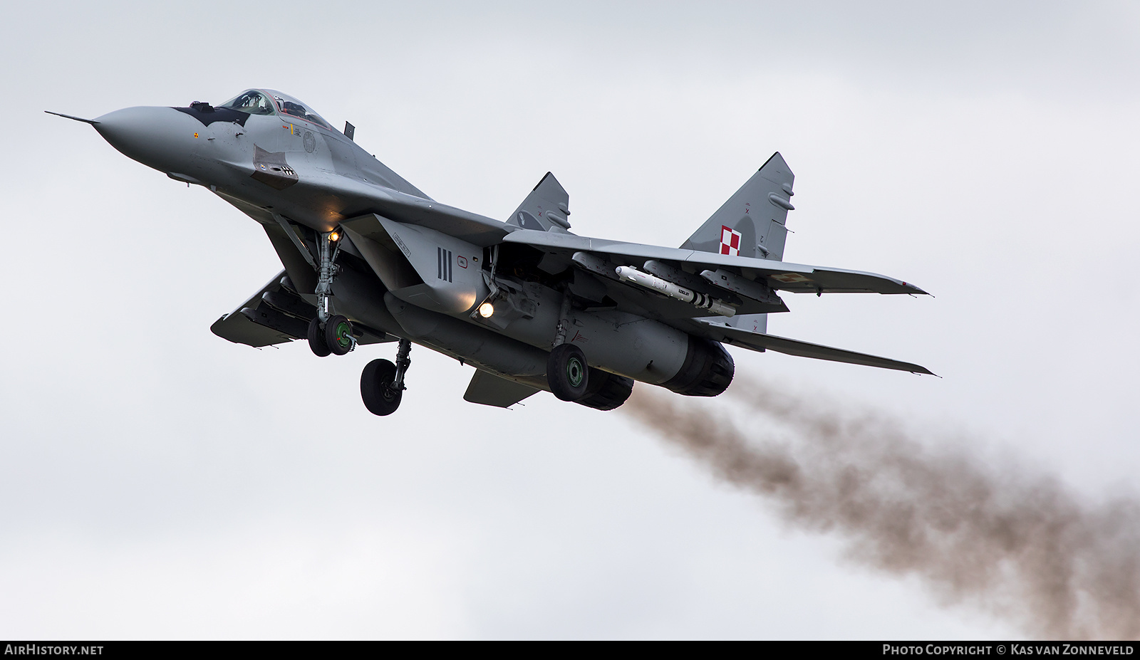 Aircraft Photo of 111 | Mikoyan-Gurevich MiG-29A (9-12A) | Poland - Air Force | AirHistory.net #225324