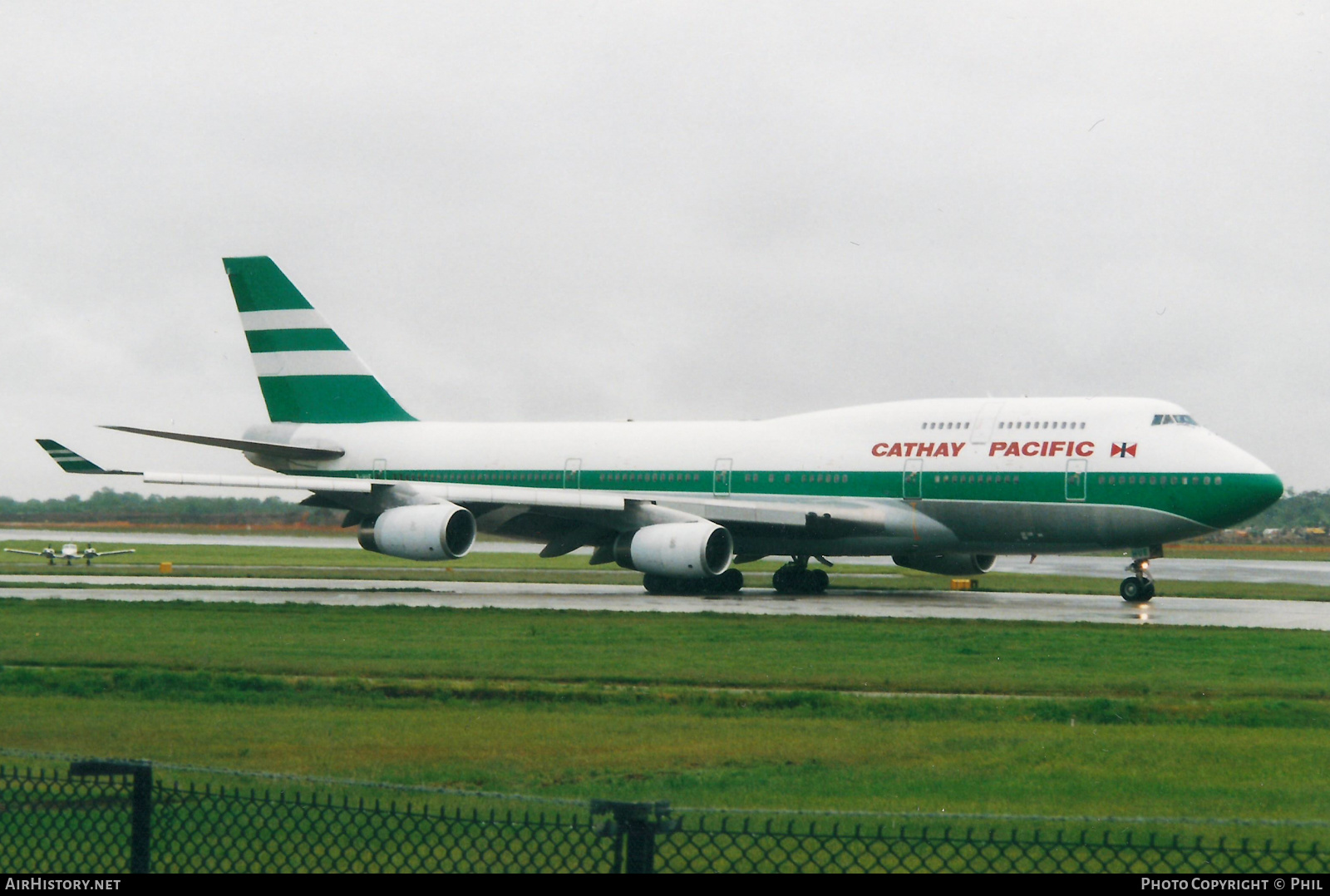 Aircraft Photo of B-HUE | Boeing 747-467 | Cathay Pacific Airways | AirHistory.net #225329