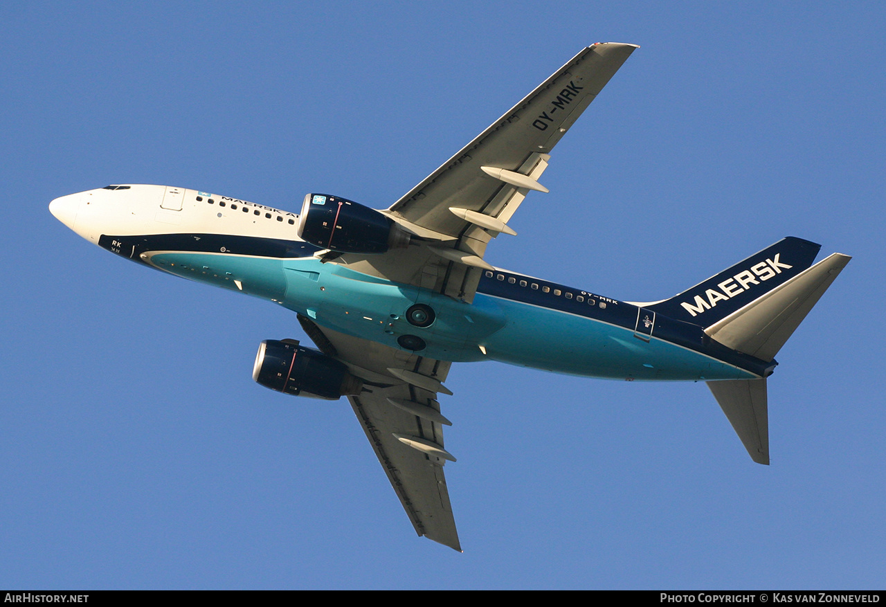 Aircraft Photo of OY-MRK | Boeing 737-7L9 | Maersk Air | AirHistory.net #225338